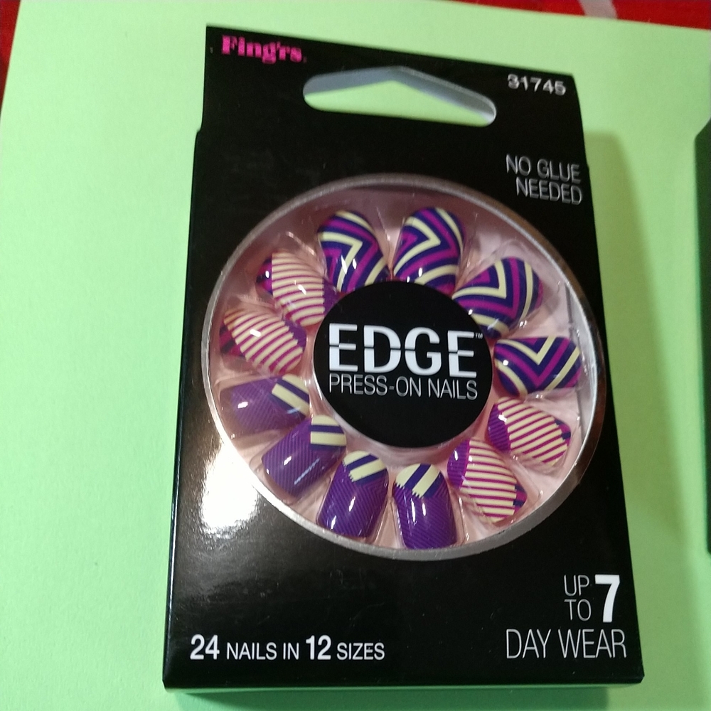 Summer Themed Multi Color 3 SETS Edge Press-On-Nails Next Dimension Nails - Picture 4 of 16
